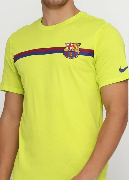 Футболка Nike Barcelona T-Shirt Crest желтая 924136-389