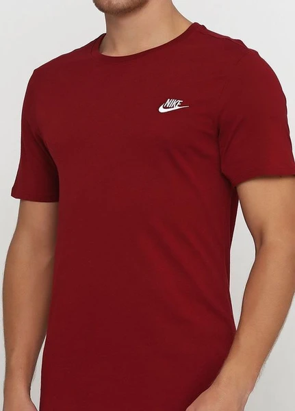 Футболка Nike Sportswear Tee Club Embroidered FTRA красная 827021-678