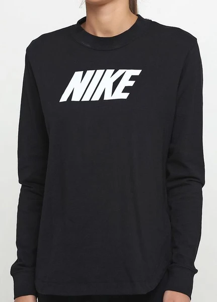 Свитер женский Nike Womens Sportswear Advance 15 Top LS черный 883470-010