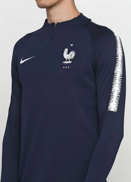 Реглан Nike France Dri-FIT Squad Drill Top синий 893337-451
