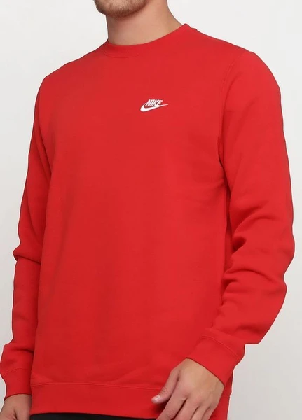 Свитшот Nike Sportswear Crew Fleece Club красный 804340-657