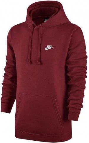 Толстовка Nike Sportswear Mens Hoodie PO Fleece Club червона 804346-677