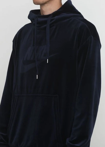 Толстовка Nike Sportswear Hoodie PO Plush синяя AH3384-451