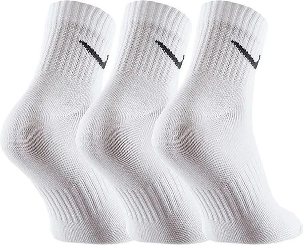 Носки Nike U NK EVERYDAY LTWT ANKLE (3 пары) белые SX7677-100