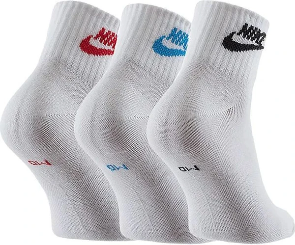 Носки Nike U NK NSW EVRY ESSENTIAL ANKLE белые (3 пары) SK0110-911