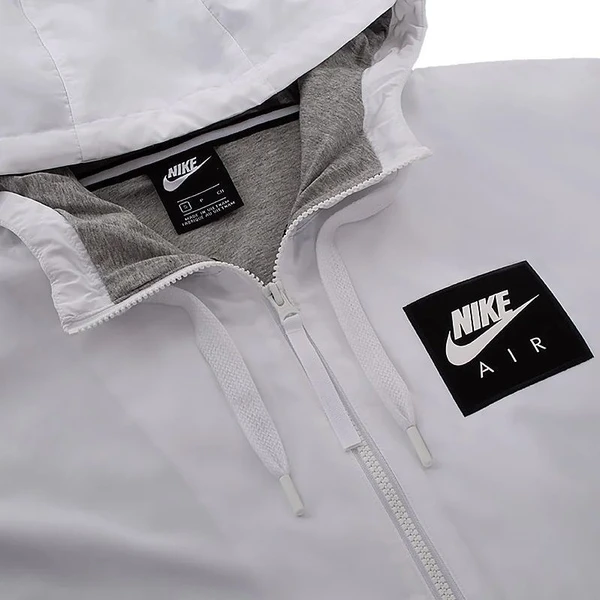 Куртка Nike AIR HOODED JACKET біло-чорна 932137-100