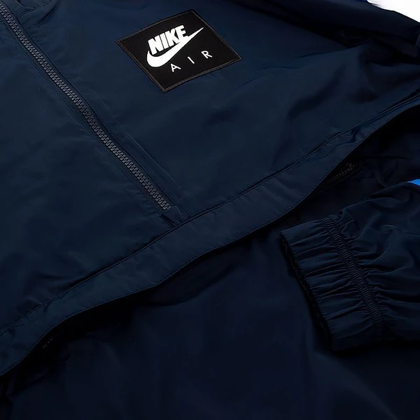Куртка Nike AIR HOODED JACKET темно-синяя 932137-451