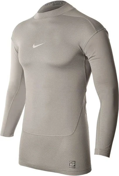 Термобілизна футболка д/р Nike HYPERWARM P SHIELD MOCK сіра 648664-073