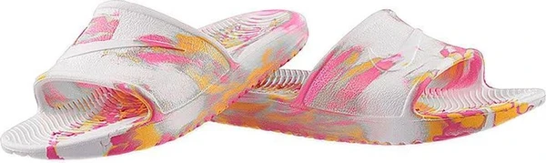 Шлепанцы женские Nike WMNS KAWA SHOWER MARBLE бело-розовые BQ9066-100