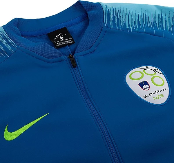 Олимпийка (мастерка) Nike SLOVENIA NATIONAL TEAM ANTHEM JACKET синяя 893604-465