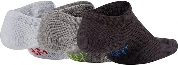 Шкарпетки підліткові Nike PERFORMANCE CUSHIONED NO SHOW TRAINING 3 пари різнокольорові SX6843-906