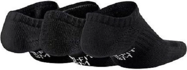 Носки подростковые Nike PERFORMANCE CUSHIONED NO SHOW TRAINING 3 пары черные SX6843-010