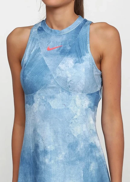 Платье для тенниса Nike MARIA DRY DRESS PR MB голубое AJ8762-430