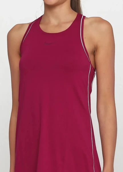 Платье для тенниса Nike COURT DRI-FIT DRESS вишневое 939308-627