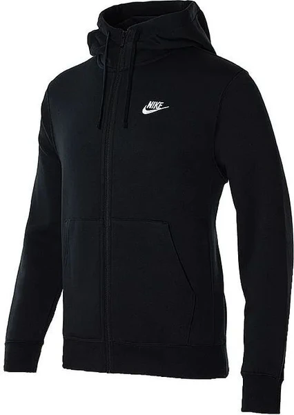 Толстовка Nike NSW CLUB HOODIE FZ BB чорна BV2645-010