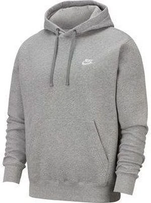 Толстовка Nike NSW CLUB HOODIE PO BB сіра BV2654-410