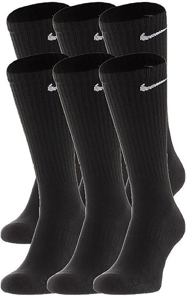 Шкарпетки утеплені Nike EVERYDAY CUSHION CREW (6 пар) чорні SX7666-010