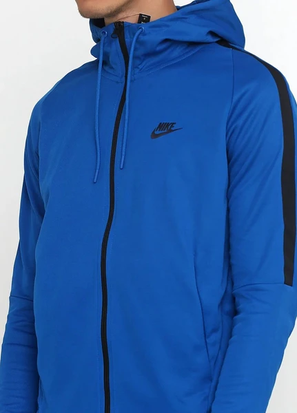 Толстовка Nike SPORTSWEAR JACKET HD PK TRIBUTE синя 861650-486