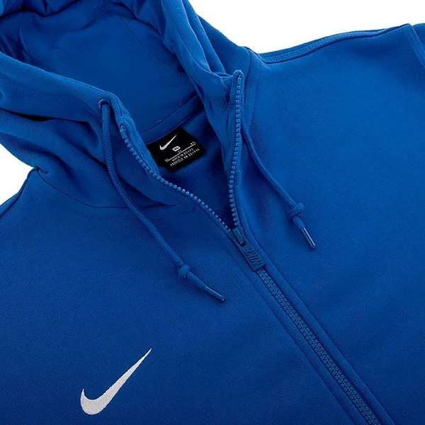 Толстовка Nike TEAM CLUB 19 FULL-ZIP HOODIE синяя 658497-463