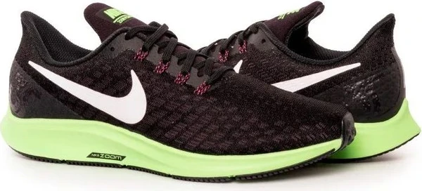 Кроссовки Nike AIR ZOOM PEGASUS 35 черно-зеленые 942851-016