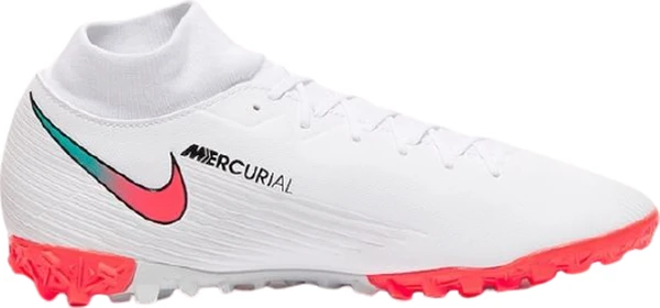 Сороконожки (шиповки) Nike Mercurial Superfly 7 Academy TF оранжево-белые AT7978-163