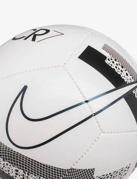 Мяч сувенирный Nike Skills CR7 черно-белый CU8563-100 Размер 1