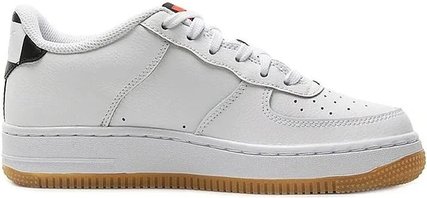 Кроссовки Nike Air Force 1 LV8 1 бело-оранжевые CT3842-101