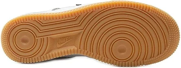 Кроссовки Nike Air Force 1 LV8 1 бело-оранжевые CT3842-101