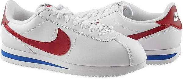 Кроссовки Nike CORTEZ BASIC LEATHER красно-белые 819719-103