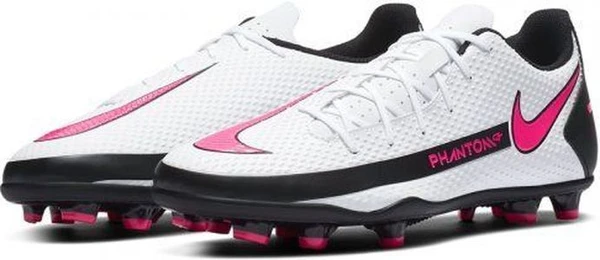 Бутсы Nike PHANTOM GT CLUB FG/MG розово-белые CK8459-160