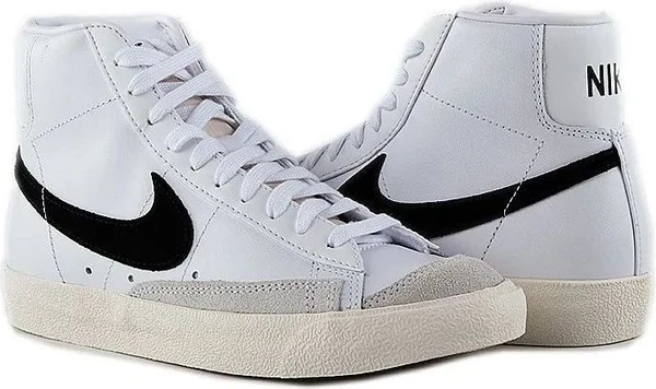 Кроссовки женские Nike Blazer Mid '77 бело-черные CZ1055-100