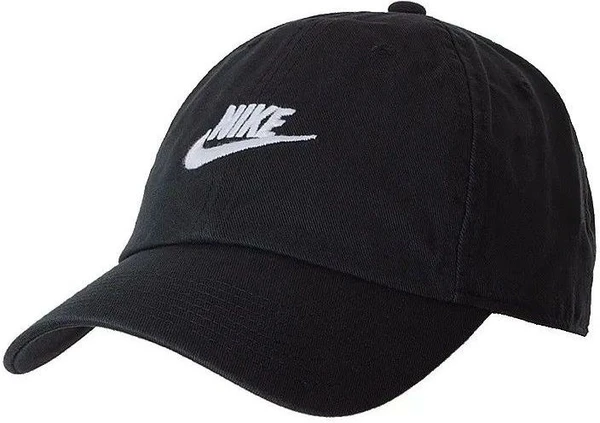 Бейсболка Nike NSW H86 FUTURA WASH CAP чорно-біла 913011-010