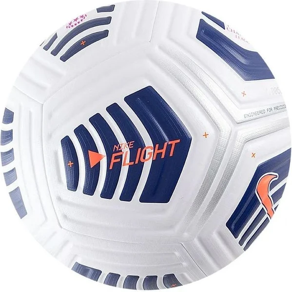 Мяч Nike UEFA W NK FLIGHT бело-темно-синий CW7221-100 Размер 5