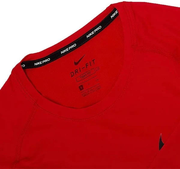 Термобелье футболка Nike NP TOP LS TIGHT красная BV5588-657
