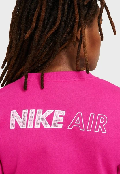 Свитшот женский Nike NSW AIR CREW FLC розовая DC5296-615