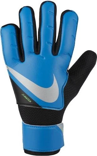 Вратарские перчатки подростковые Nike Goalkeeper Match сине-черные CQ7795-406