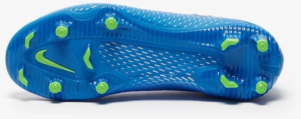 Бутсы подростковые Nike Phantom GT Academy Dynamic Fit MG сине-серые CW6694-400