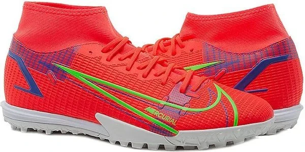 Сороконожки (шиповки) Nike SUPERFLY 8 ACADEMY TF красные CV0953-600