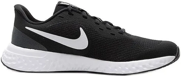 Кроссовки подростковые Nike REVOLUTION 5 (GS) черно-белые BQ5671-003