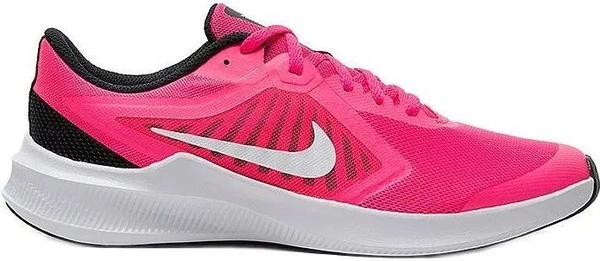 Кросівки підліткові Nike DOWNSHIFTER 10 (GS) рожево-білі CJ2066-601