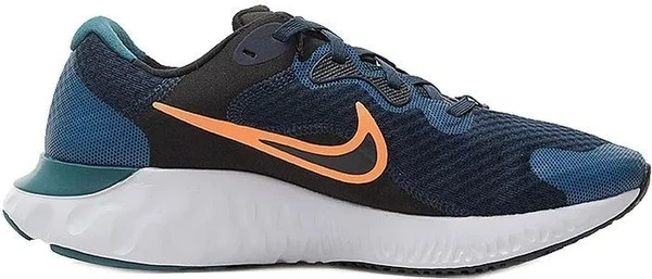 Кроссовки Nike Renew Run 2 темно-сине-оранжевые CU3504-400