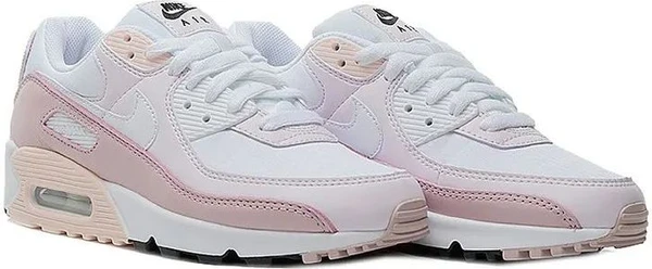 Кроссовки женские Nike Air Max 90 бело-светло-розовые CV8819-100