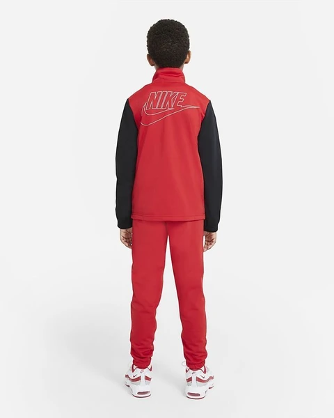 Спортивный костюм подростковый Nike NSW HBR POLY TRACKSUIT красно-черный DD0324-657