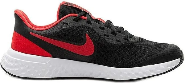 Кроссовки подростковые Nike REVOLUTION 5 (GS) черно-красные BQ5671-017