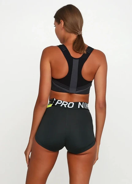 Топик женский Nike FENOM FLYKNIT BRA серо-черный AJ4047-010