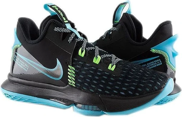 Кросівки Nike LeBron Witness 5 чорно-блакитні CQ9380-004