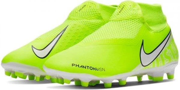 Бутсы Nike Phantom VSN Academy DF FG/MG салатовые AO3258-717