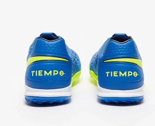 Сороконіжки Nike Tiempo Legend 8 Pro TF синьо-жовті AT6136-474