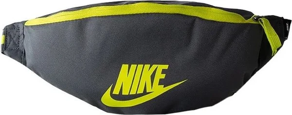 Сумка на пояс Nike Sportswear Heritage темно-серо-салатовая BA5750-068