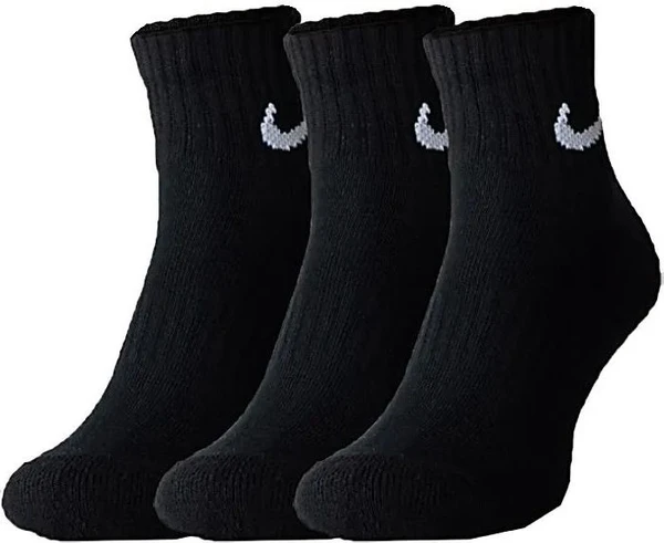 Носки Nike EVERYDAY CUSH ANKLE 3PR черные (3 пары) SX7667-010